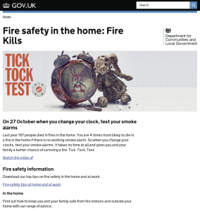 The Fire Kills landing page