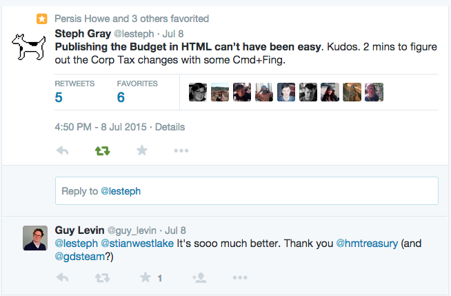Publishing the Budget in HTML can’t have been easy. Kudos. 2 mins to figure out the Corp Tax changes with some Cmd+Fing.