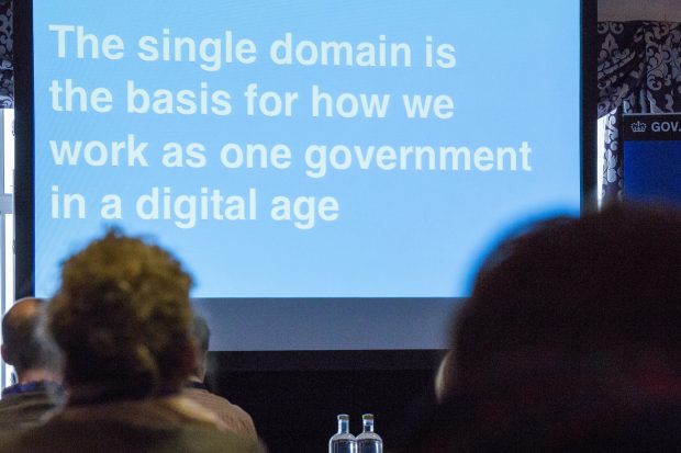 The single domain is the basis for how we work as one government in a digital age