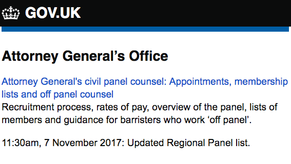 Screenshot of new GOV.UK email