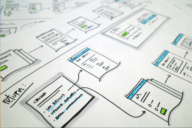 Sketches made by the GOV.UK team