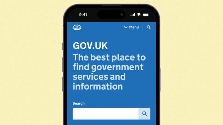A Bold New Look For The GOV UK Homepage Inside GOV UK
