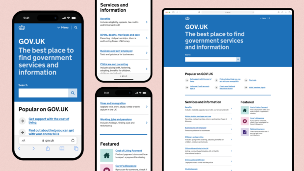 A bold new look for the GOV.UK homepage - Inside GOV.UK