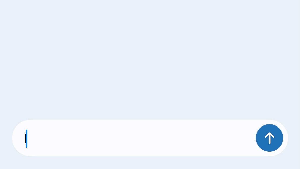 An interaction showing a question being typed into the Chat tool, asking "I have just had a baby, how can the government help me?".